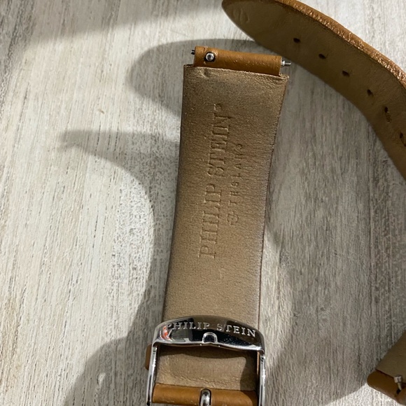 Authentic Philip Stein Teslar Watch with diamond and mother of pearl  face - Picture 7 of 7